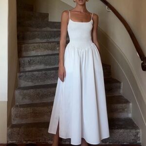 DISSH White Midi Milano dress